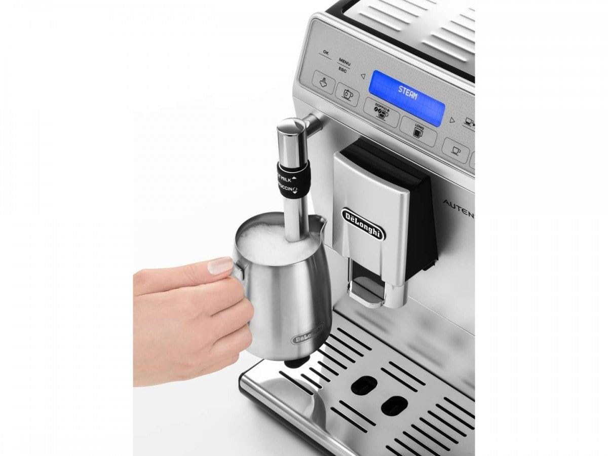 Expresso broyeur, Noir et Argent