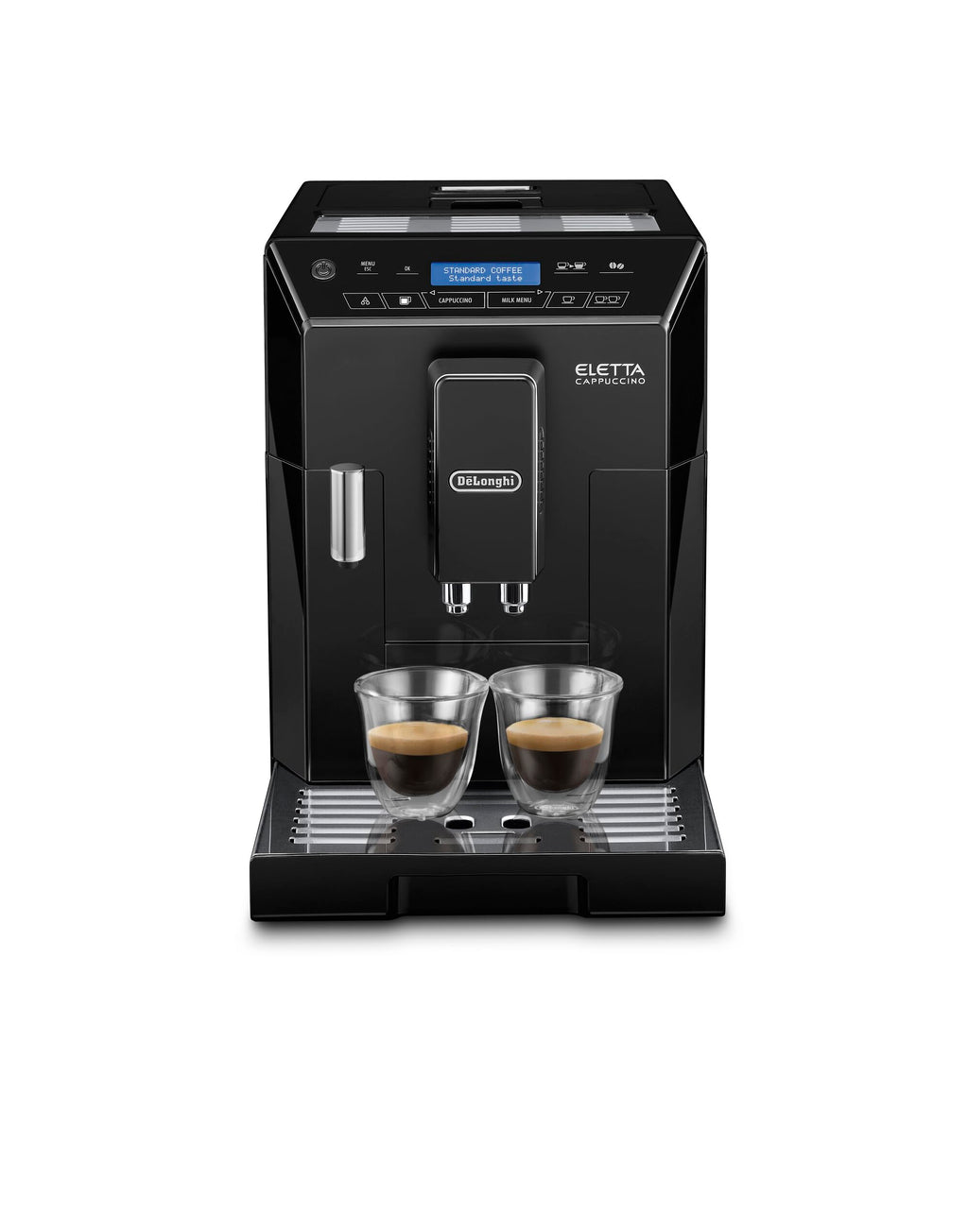 Eletta, Machine expresso avec broyeur, technologie exclusive boissons lactées, 2L,Noir